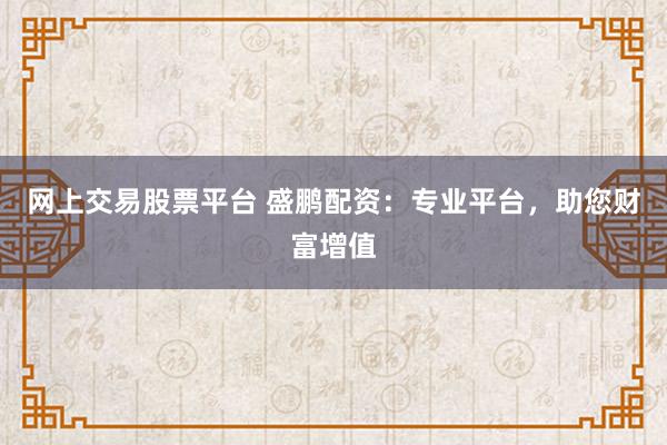 网上交易股票平台 盛鹏配资：专业平台，助您财富增值