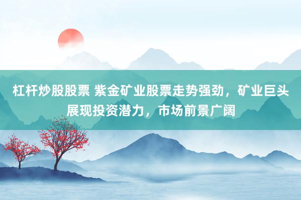 杠杆炒股股票 紫金矿业股票走势强劲，矿业巨头展现投资潜力，市场前景广阔
